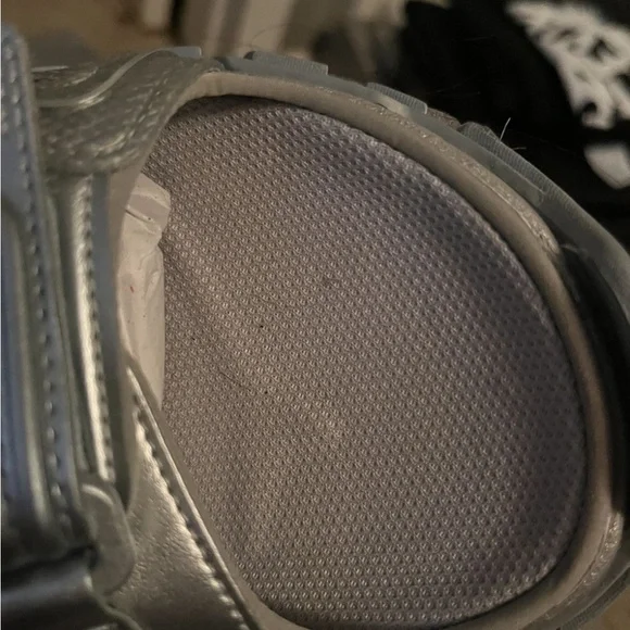 Balenciaga Metallic Silver Sneakers - Picture 7 of 10